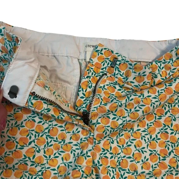 Crewcuts Girls’ Scalloped Shorts – Citrus Print, Size 8 - Picture 3 of 5